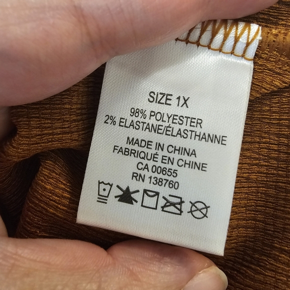 Brown Penningtons Women's Smocking Knit Top - Picture 6 of 8